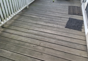 Decking Before