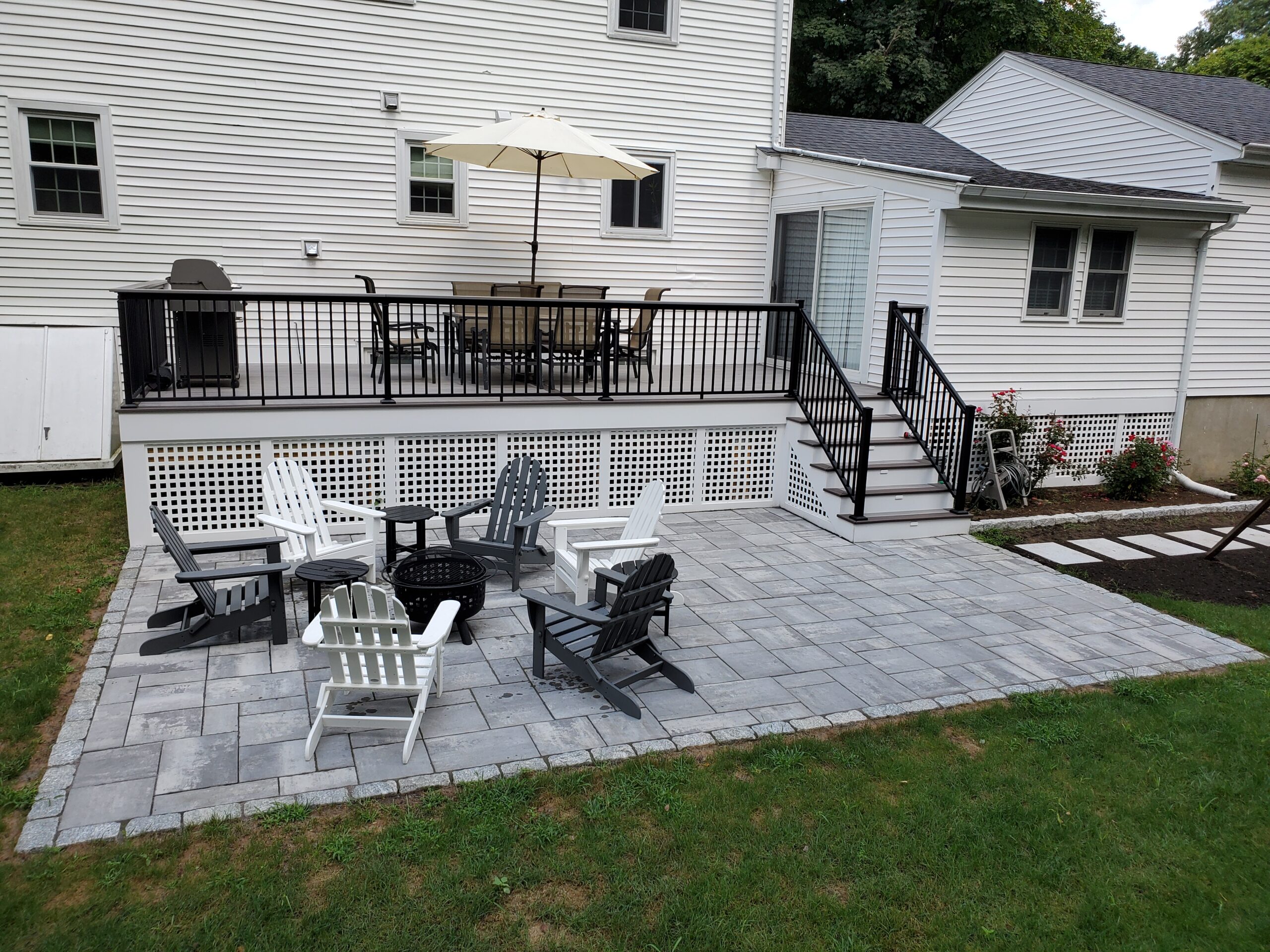 Deck with Patio